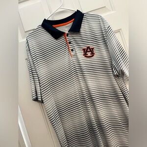 Auburn Button Down Short Shelve Size:XXL